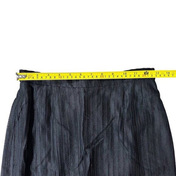 Vintage Black Lace Blazer Skirt Suit Set Size 4 Karen Lawrence by Matthew 1980s - Picture 10 of 10